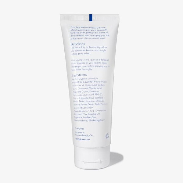 Vanity Planet Outlines Main Squeeze Daily Cream Cleanser, 4 OZ
