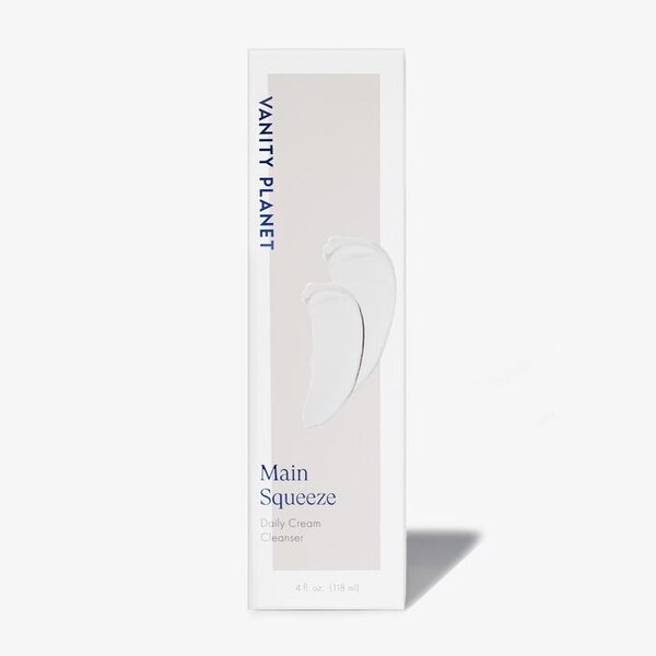 Vanity Planet Outlines Main Squeeze Daily Cream Cleanser, 4 OZ