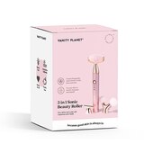 Vanity Planet Outlines 3-in-1 Sonic Rose Quartz Beauty Roller, thumbnail image