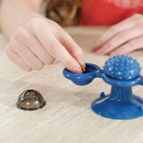 Pets Know Best Purrfect Spinner 2-in-1 Toy & Grooming Brush, thumbnail image