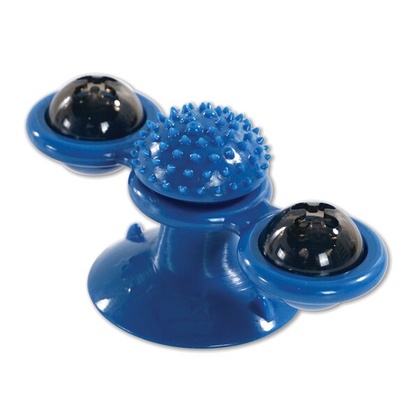 Pets Know Best Purrfect Spinner 2-in-1 Toy & Grooming Brush