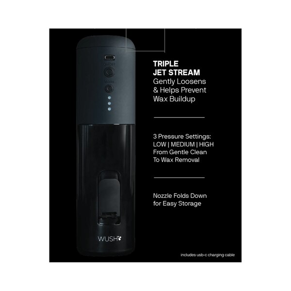 Black Wolf Wush Powered Ear Cleaner
