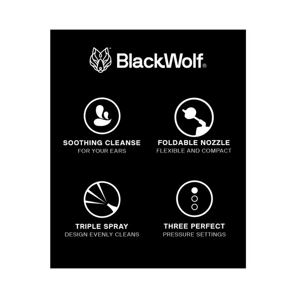 Black Wolf Wush Powered Ear Cleaner
