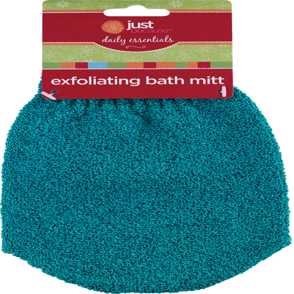 Just Because Exfoliating Gloves and Mitt