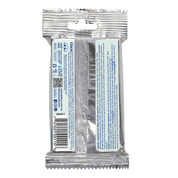 T.TAio Esponjabon Sponge-Soap, Aloe Vera Moisturizing Effect, For all Skin Types, 4.2 OZ