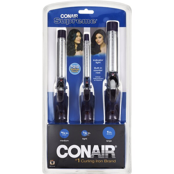 Conair Supreme Multi Size Curling Iron Set, 3 CT