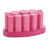 Conair Curls on the Go Instant Heat Compact Hot Rollers with Clips, 10 CT, thumbnail image
