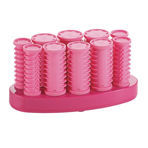 Conair Curls on the Go Instant Heat Compact Hot Rollers with Clips, 10 CT