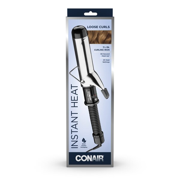 Conair Instant Heat Loose Curls Curling Iron, 1.5 IN