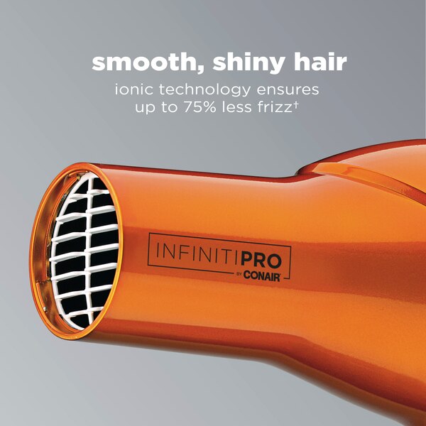 Conair InfinitiPRO Quick Styling Salon Hair Dryer, Orange