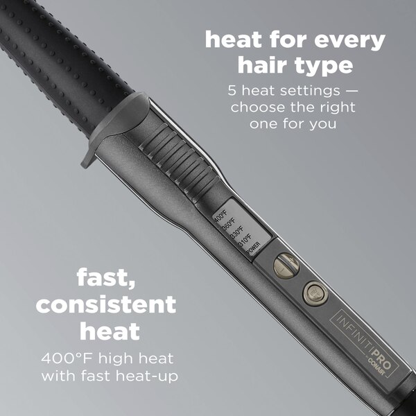 Conair InfinitiPRO Beachy Waves Tapered Curling Wand, 1 IN to 1.5 IN
