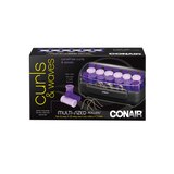 Conair Curls & Waves Multi-Sized Hot Rollers, 20 CT, thumbnail image