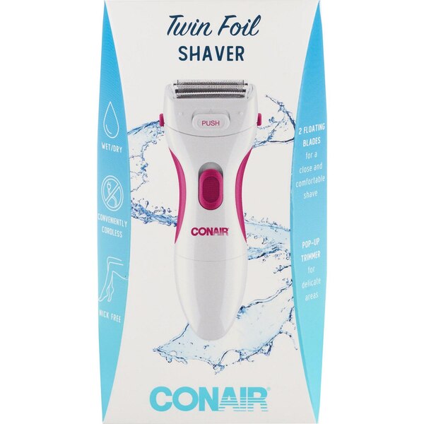 Conair Cordless Twin Foil Wet/Dry Shaver