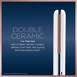 Conair Double Ceramic Flat Iron, 1 IN, thumbnail image