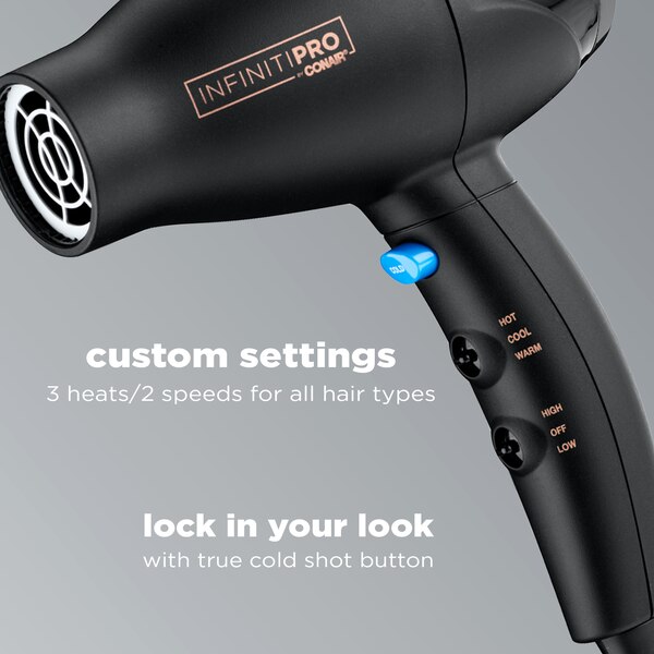 Conair InfinitiPRO Mighty Mini Compact Lightweight Hair Dryer