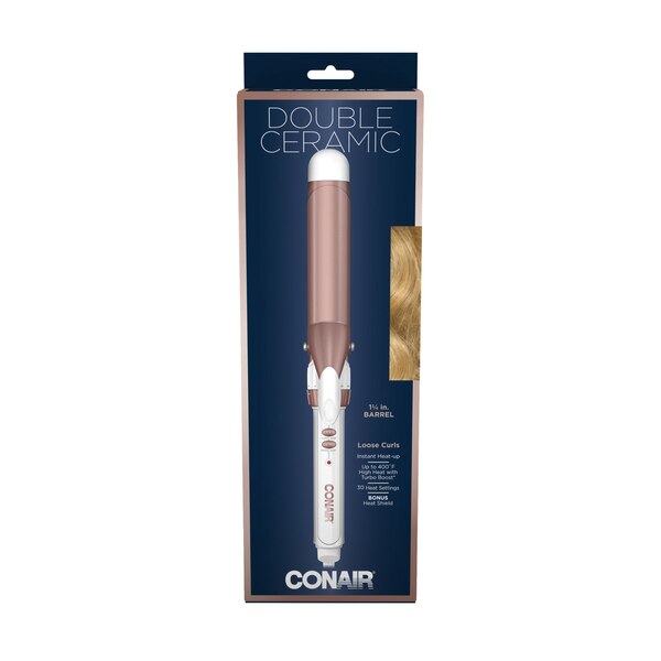 Conair Double Ceramic Curling Iron, 1.25 IN