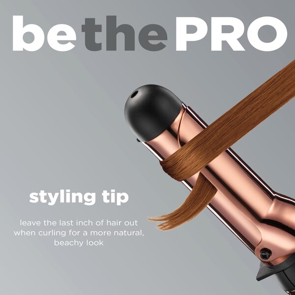 Conair InfinitiPRO Titanium Curling Iron, Black, 1.5 IN