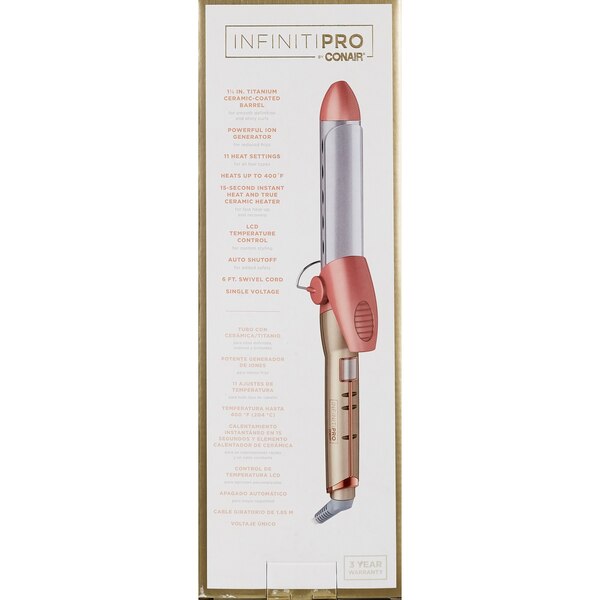 Conair InfinitiPRO Frizz-Free Curling Iron, 1.25 IN
