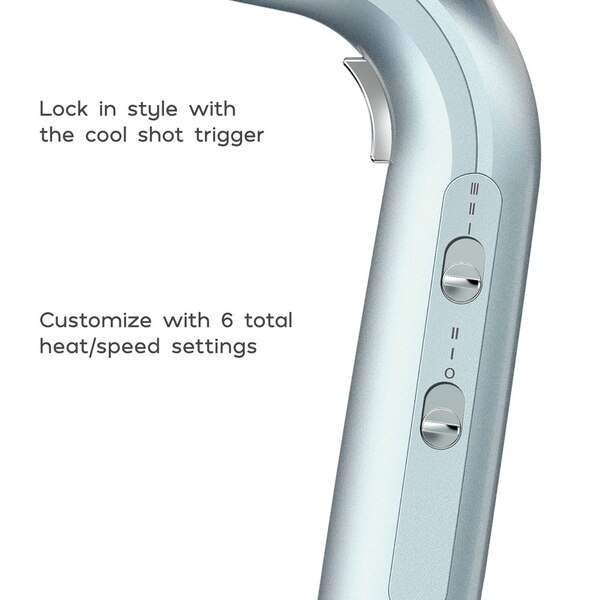 Conair InfinitiPRO Smoothwrap Hair Dryer, Blue