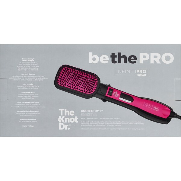 Conair InfinitiPRO The Knot Dr. All-in-One Smoothing Dryer Brush