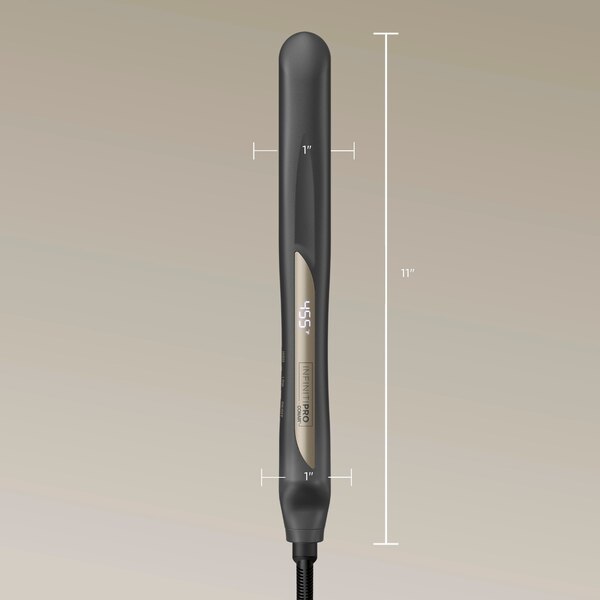 Conair InfinitiPRO Tourmaline Ceramic Flat Iron, 1 IN