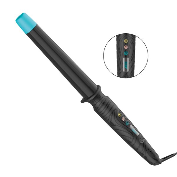 The Curl Collective 3-in-1 Ceramic Curling Wand, .5 IN to 1.25 IN
