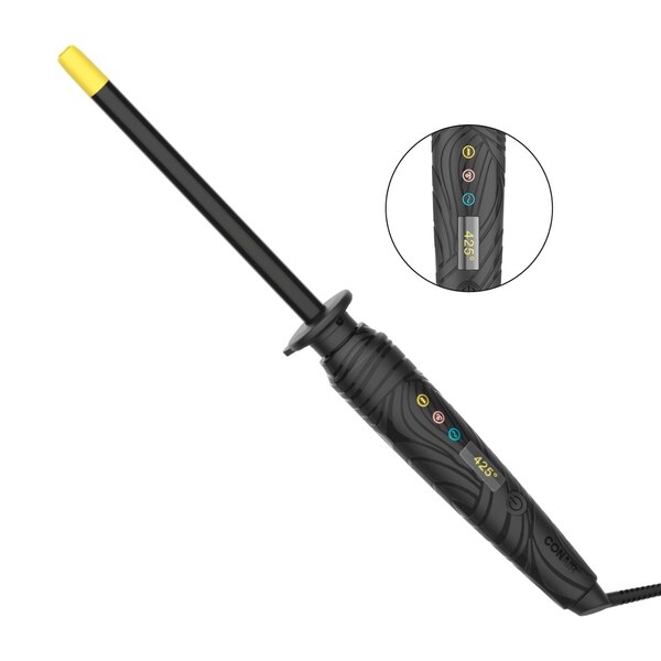 The Curl Collective 3-in-1 Ceramic Curling Wand, .5 IN to 1.25 IN