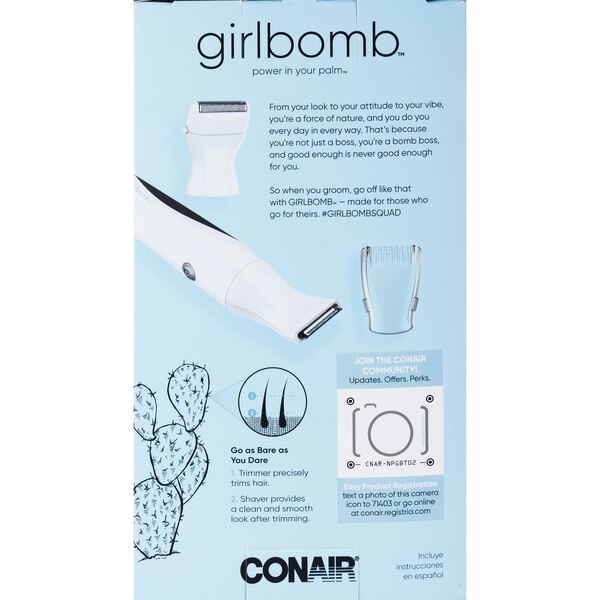 Conair GirlBomb BikiniBomb Trim & Shave