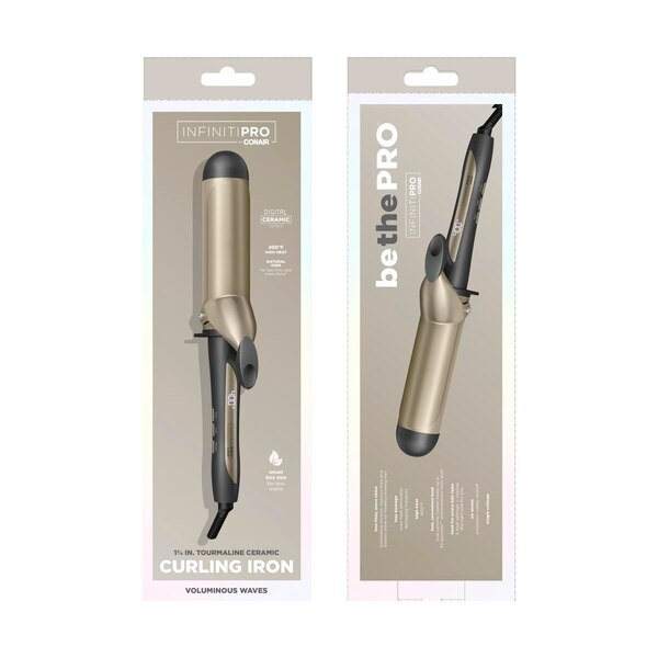 Conair InfinitiPRO Tourmaline Ceramic Curling Iron, 1.75 IN