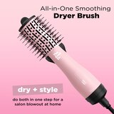 Conair InfinitiPRO The Knot Dr. All-in-One Compact Oval Dryer Brush, Pink, thumbnail image 4 of 6