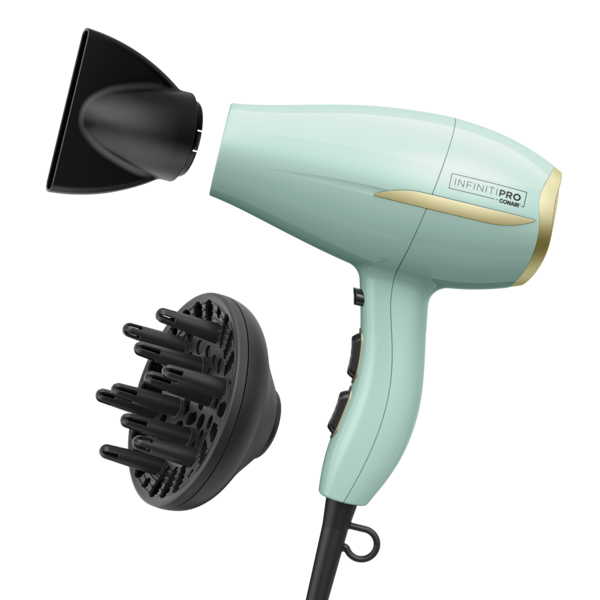 Conair InfinitiPRO Heat Protect Hair Dryer, Green