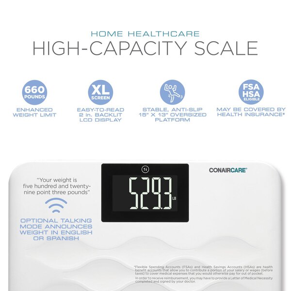 ConairCare High-Capacity Scale