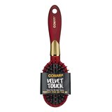 Conair Velvet Touch Mid-Size Cushion Brush, Assorted Colors, thumbnail image