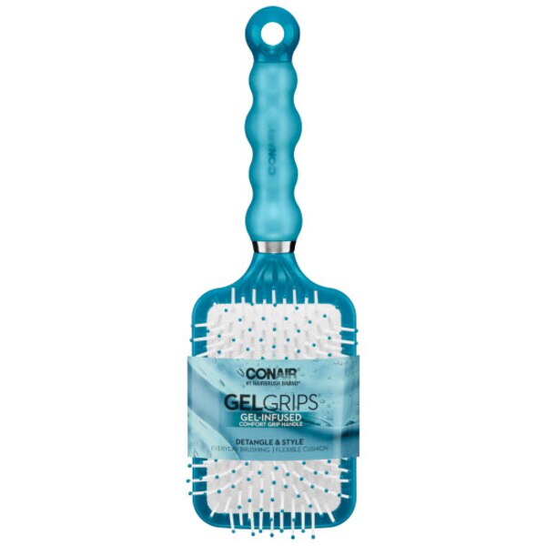 Conair Gel Grips Paddle Brush, Assorted Colors