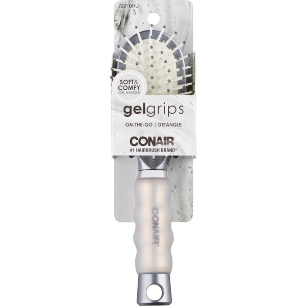 Conair GelGrips Mid-Size Cushion Brush, Assorted Colors