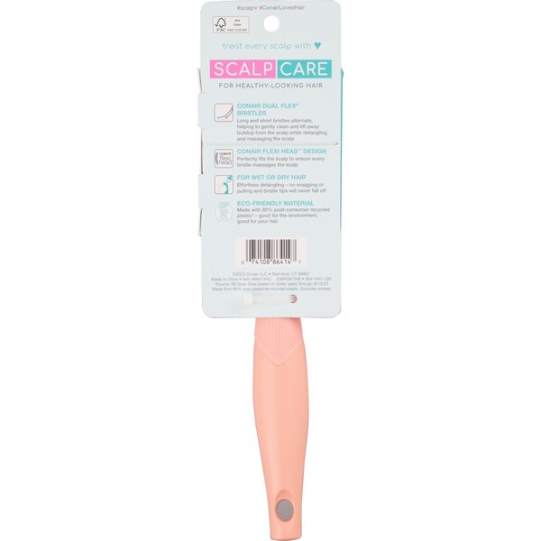 Conair Scalp Care Hair Brush, Peach