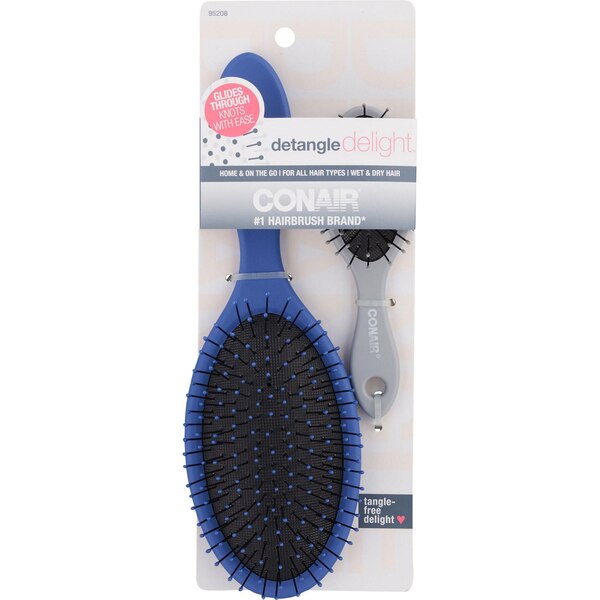 Conair Detangle Hair Brush Value Pack, 2 CT