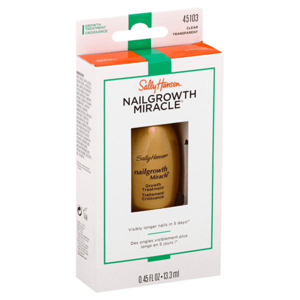 Sally Hansen Miracle - Tratamiento para el crecimiento de las uñas, 0.45 oz