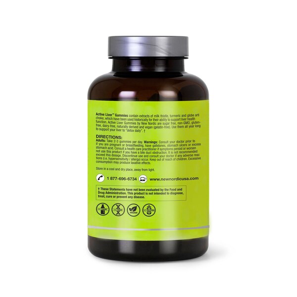 New Nordic Active Liver Gummies, 60 CT