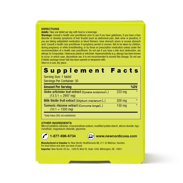New Nordic Active Liver Tablets, 30 CT