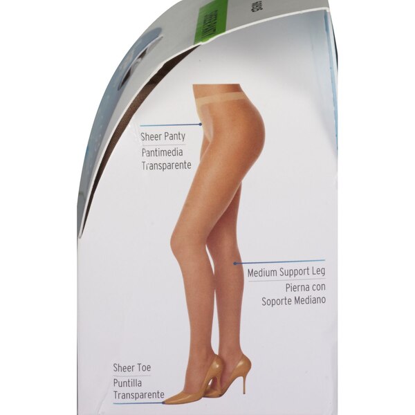 L'eggs Pantyhose Sheer Panty Sheer Toe B Nude