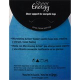 L'eggs Pantyhose Sheer Panty Sheer Toe Q Jet Black, thumbnail image