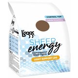L'eggs Sheer Vitality Benefits Pantyhose Anti-Cellulite Control Top Sheer Toe, thumbnail image