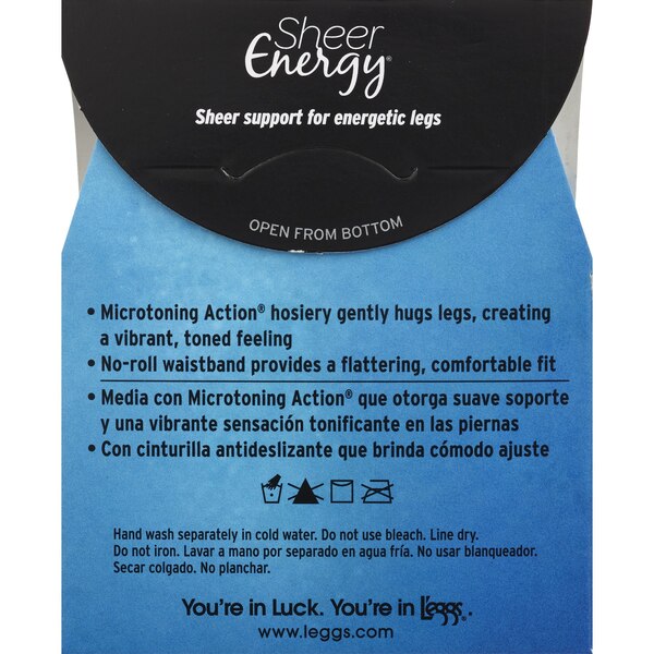 L'eggs Sheer Energy Medium Support Control Top Pantyhose