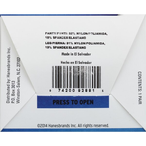L'eggs Sheer Energy Medium Support Control Top Pantyhose