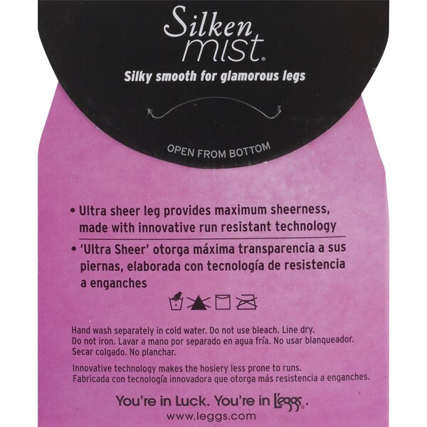 L'eggs Silken Mist Ultra Sheer Control Top Pantyhose