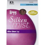 L'eggs Silken Mist Ultra Sheer Control Top Pantyhose, thumbnail image