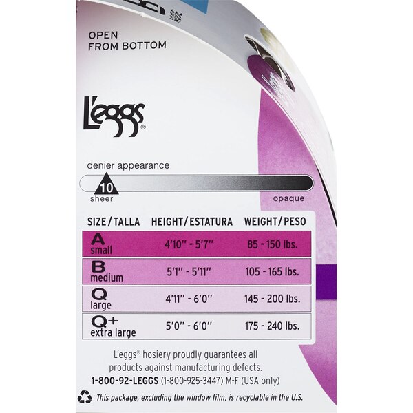 L'eggs Silken Mist Ultra Sheer Control Top Pantyhose