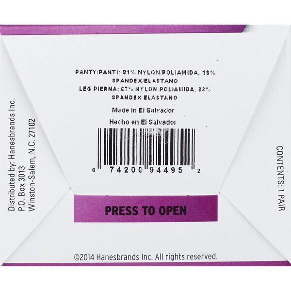 L'eggs Silken Mist Ultra Sheer Control Top Pantyhose