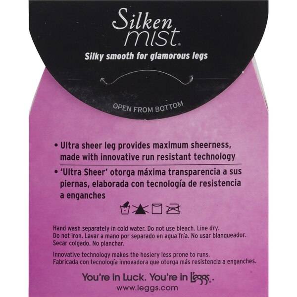 L'Eggs Silken Mist Ultra Sheer Control Top Pantyhose